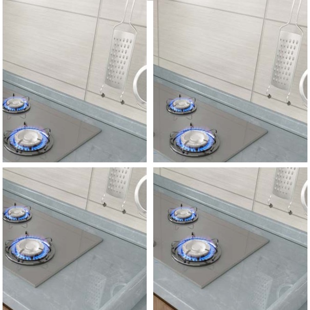 KITCHEN DECAL YT204 สีเทา MARBLE SIZE 60CM