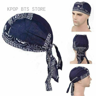 เสาอากาศผ้าพันคอ Durag Bandana Sport Doo Rag สําหรับผู้ชาย