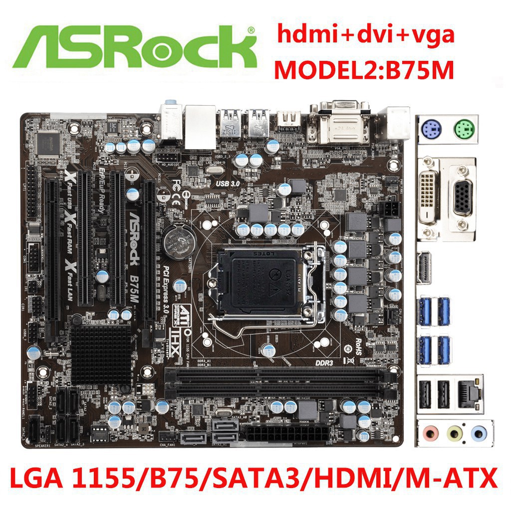 Used Gaming Combo Set Bundle 5m Motherboard Gigabyte Ga 5m Hd3 Ga 5m D3v