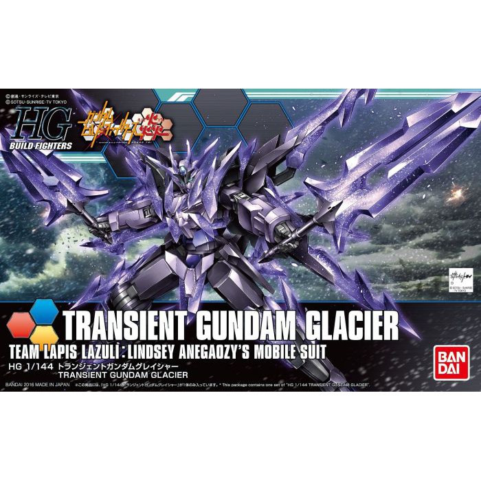 HG 1/144 HGBF 050 Transient Gundam Glacier [BANDAI]