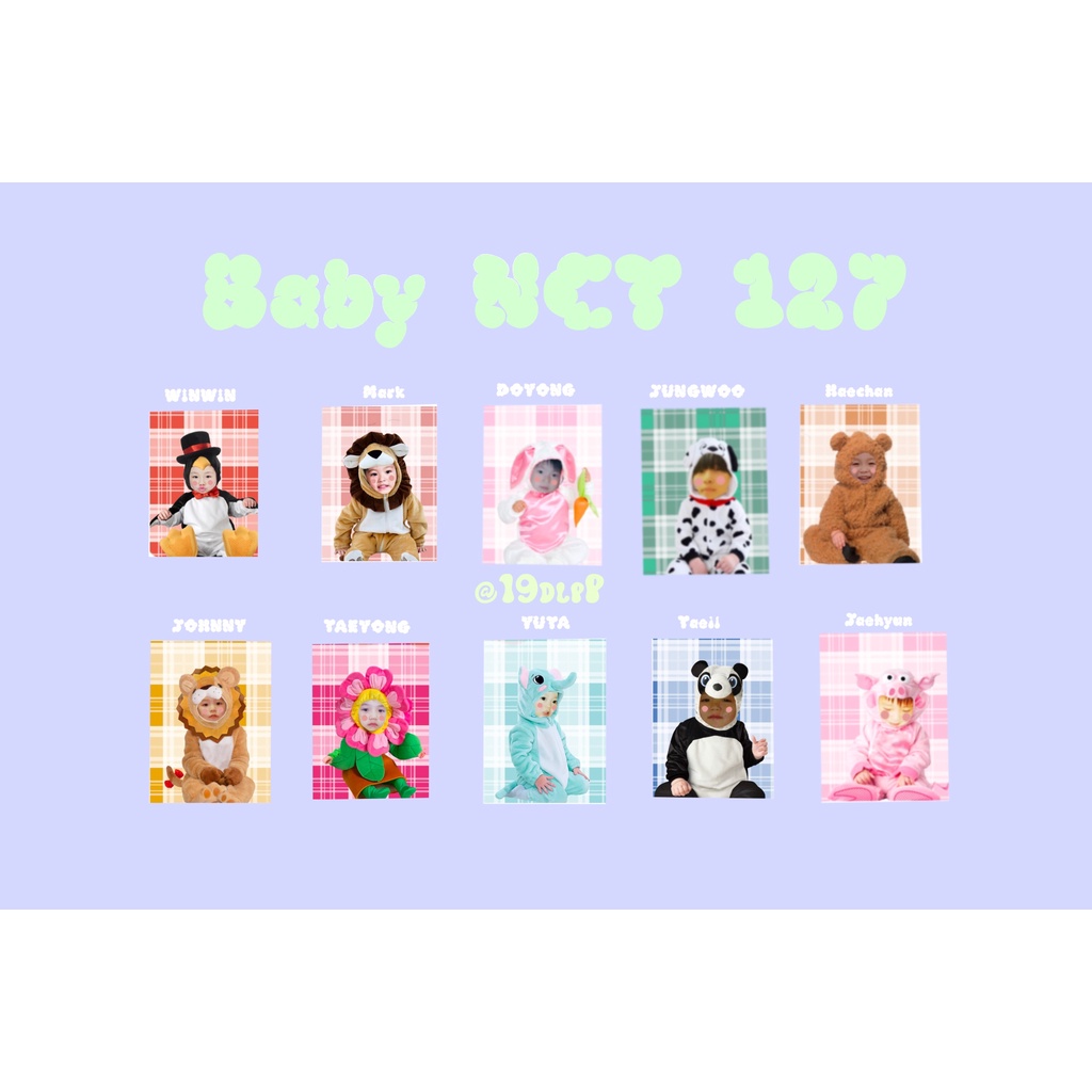 ID PHOTO BABY ANIMAL NCT 127 รูปติดบัตร (ALL)