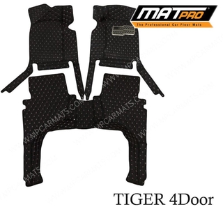 MatPro พรมปูพื้นเข้ารูป5D 6D Premium Fitted Leather Car Mats สำหรับรถรุ่น TOYOTA TIGER 4 ประตู ปี2000