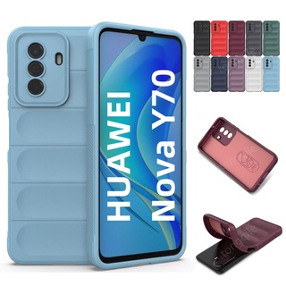 เคสโทรศัพท์ซิลิโคน แบบนิ่ม กันกระแทก ป้องกันกล้อง สําหรับ HUAWEI Nova Y70 Plus NovaY70 Y70Plus NovaY70Plus Enjoy50