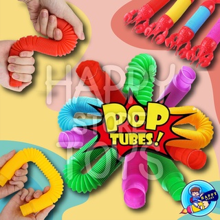 🔥พร้อมส่ง🔥 ที่ไทย ของเล่น Pop Tube ท่อยืดหด คลายเครียด สําหรับเด็ก fidget pop it ท่อ ของเล่นเสริมพัฒนาการ