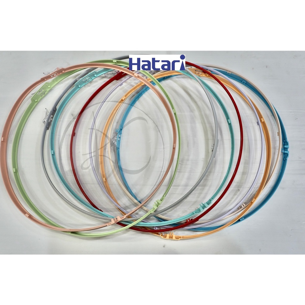 "ขอบรัดตะแกรง" และ "โลโก้" พัดลม Hatari [ฮาตาริ] ขนาดใบพัด 18 นิ้ว