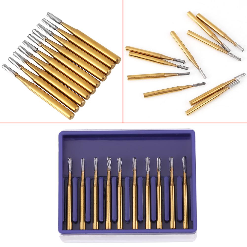 50pcs High speed Dental Tungsten Steel Crown Metal Cutting burs FG-1957