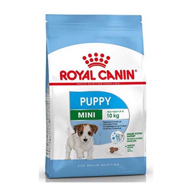 Royalcanin Mini Puppy 800g อาหารลูกสุนัขอายุไม่เกิน 10เดือน พันธุ์เล็ก ขนาด 800 กรัม