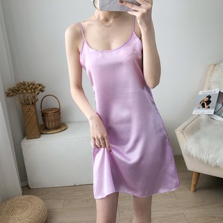 ชุดนอนเดรส สายเดี่ยวเซ็กซี่ Ladies nightdress sexy suspender nightdress