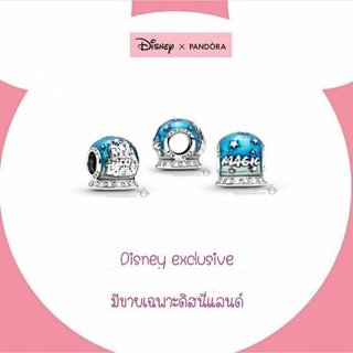 Pandora silver charm**Disney parks ดิสนีย์