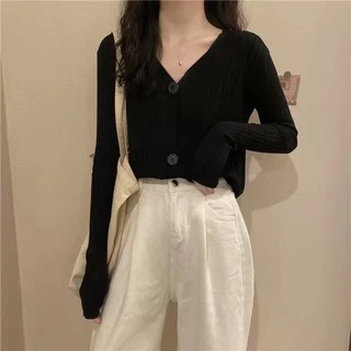 Cicishop(K226)เสื้อคลุมคานิแกนไหมพรมแขนยาว ผ้าทอร่องใหญ่ยืดได้เยอะมาก ใส่คลุมแมทช์เข้าได้กับทุกชุด