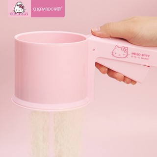 ร่อนแป้งมือบีบ Chefmade คิตตี้สีชมพู น่ารัก