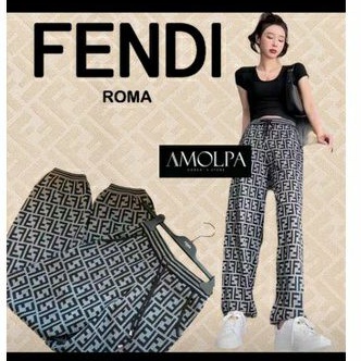 กางเกงงานผ้าลาย FENDI
