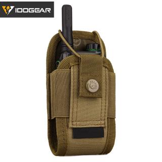 IDOGEAR Mini Radio Pouch Small Molle Interphone Pouch Gear Duty Tactical Molle Tool Pouch 3536