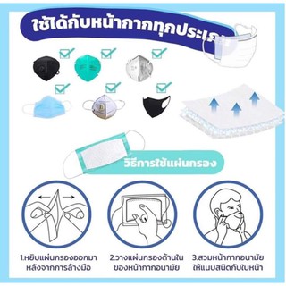 แผ่นกรองหน้ากากอนามัย mask fillter