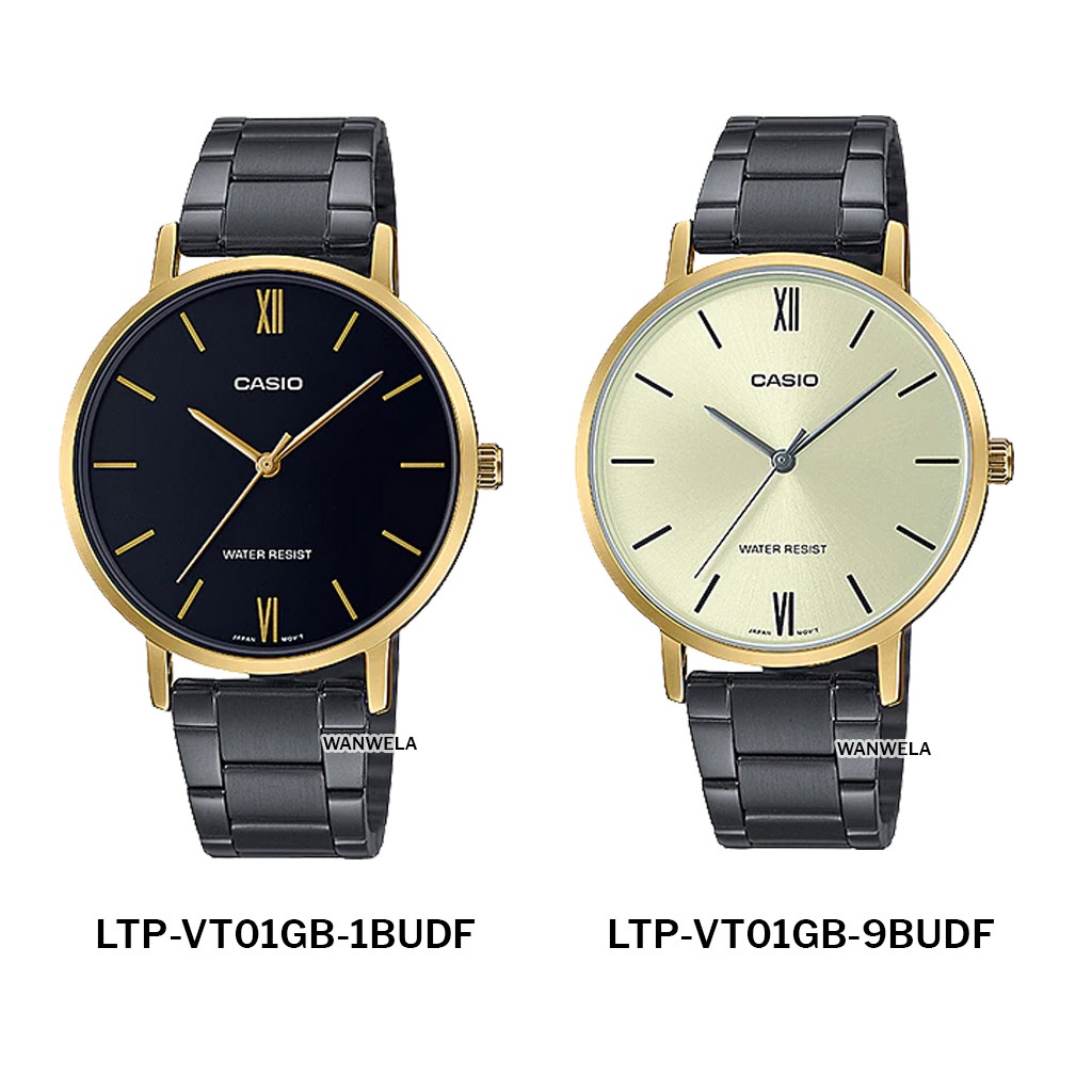 ของแท้ นาฬิกาข้อมือ Casio ผู้หญิง รุ่น LTP-VT01 สายสแตนเลส