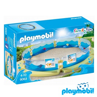 Playmobil 9063  Family Fun Aquarium Enclosure แอ็คชั่นฟิกเกอร์  อควอเรียม ตู้กระจกสัตว์น้ำ