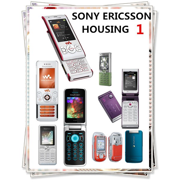 Sony ERICSSON Housing S500/T250/T610/T630/T650/T700/T707/T715/M600/W100/W205/W302/W350/W380/W95/W508