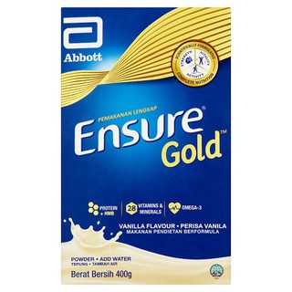 แป้งวานิลลา Ensure ทองคำ400g