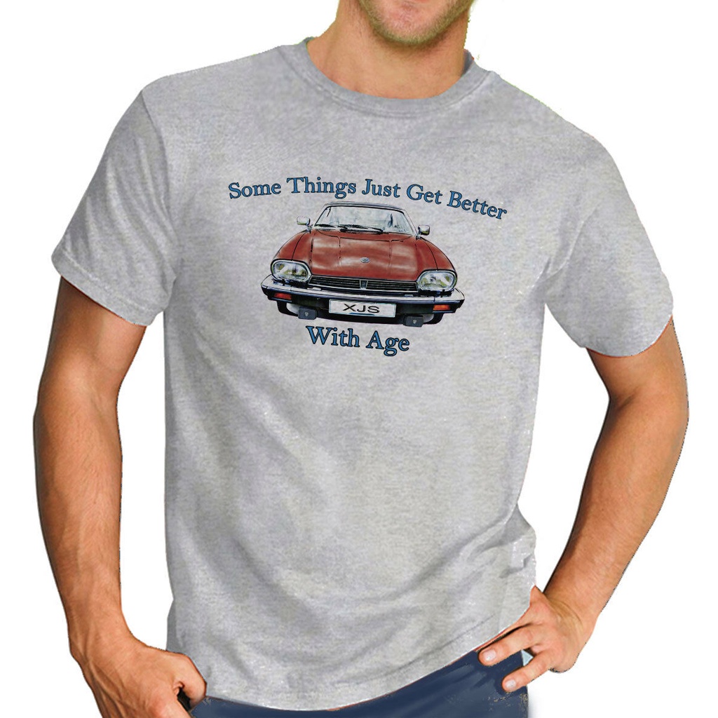 Classic Jaguar Xjs Grand Tourer Dream Car เสื้อยืดผ้าฝ้าย 100%