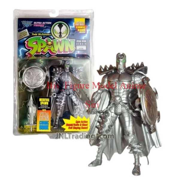 ฟิกเกอร์ SPAWN Action Figure : TODD McFarlane Toys Spawn Series 6 Inch Figure-MEDIEVAL SPAWN with Co