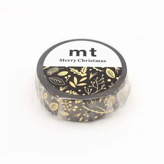 mt winter botanical (MTCMAS118) / เทปตกแต่งวาชิ ลาย winter botanical แบรนด์ mt masking tape จากประเทศญี่ปุ่น