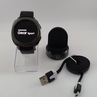 นาฬิกา SAMSUNG GEAR SPORT SM-R600 แท่นชาร์จ+สายชาร์จ (สภาพดี) NO.11