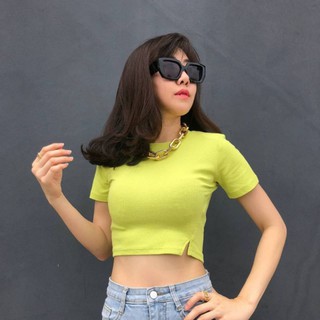 Luminous cropped top