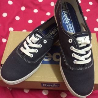 ของแท้ Keds Champion Navy Canvas (ไซส์ 35.5) ใส่ 2 ครั้งของแม่ค้าเอง