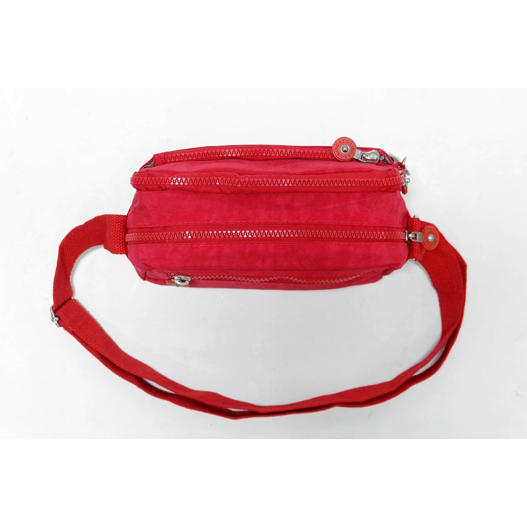 LK กระเป๋าสะพายข้าง ผ้าร่มขนาด 8 นิ้ว มีทั้งหมด 4 ซิป กระเป๋าสไตล์คิปลิ้งค์ ทรงสปอร์ต มีหลายสี ( LK-531) - รูปที่ 6