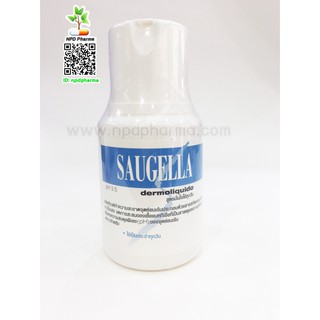 ผลิตภัณฑ์ทำความสะอาดจุดซ่อนเร้น ซอลเจลล่า เดอร์โมลิควิด #100มล Saugella Dermoliquid