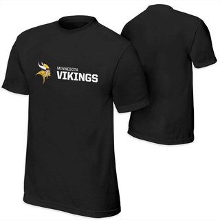 3D รูปแบบเสื้อยืด Minnesota Vikings สำหรับผู้ชายรอบคอพิมพ์การออกแบบแปลกใหม่เสื้อยืดแขนสั้น 2022 อินเทรนด์ Tees ขนาดใหญ่เ