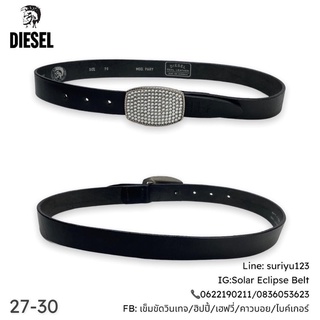 Diesel belt เข็มขัดวินเทจงานอิตาลี หนังแท้