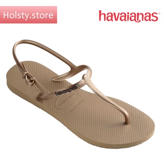 HAVAIANAS SANDALIAS FREEDOM SL ROSE GOLD สีทอง รองเท้าแตะผู้หญิง