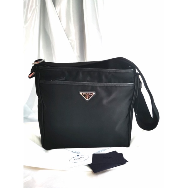 💥💥 New Prada Tessuto Messenger Bag Authentic แท้💯% ของใหม่
