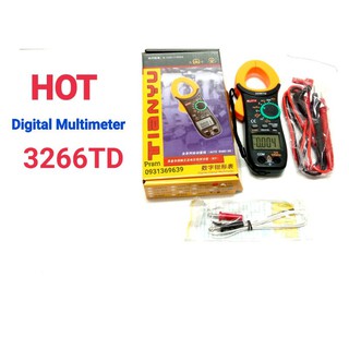 3266TD Digital Clamp Meter วัดไฟ  มัลติมิเตอร์ วัดอุณหภูมิ วัดเฮิร์ท คลิปแอมป์ เเคล้มมิเตอร์