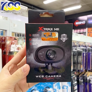 Webcam XTRIKE ME ความละเอียด 640x480P พร้อมไมค์ รุ่น XPC01 USB 2.0 กล้องคุณภาพดีระดับพื้นฐานสำหรับงานเรียน