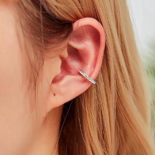 1Pc Non Pierced Crystal Ear Cuffs for Women Fake Earrings Clip on Earrings Helix Piercing Nose Ring Fake Piercing Earing Cuff