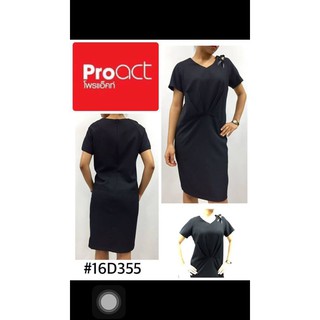 Proact Dress เดรสสีดำ M L