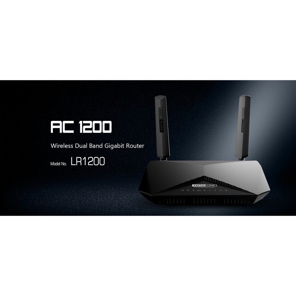 TOTOLINK LR1200 4G Router Wireless AC1200 Dual Band เราเตอร์ ใส่ซิม 4G ...