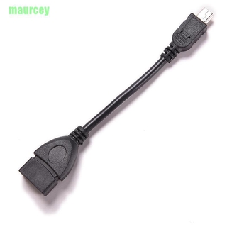 Ma Mini 5 P Male To Usb 2 . 0 Type A Female Jack Otg อะแดปเตอร์แปลงสายเคเบิ้ล