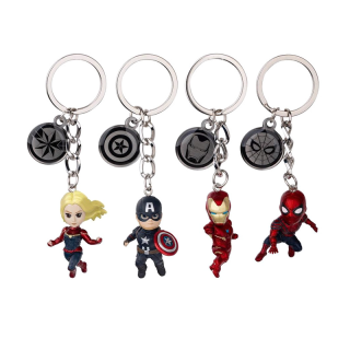 BEAST KINGDOM Avengers Endgame Egg Attack Key Chain Series (Keychain, ของสะสมลิขสิทธิ์แท้)