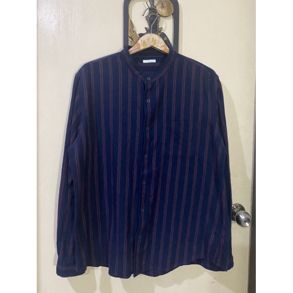 เชิ้ตคอจีนชาย GU แท้