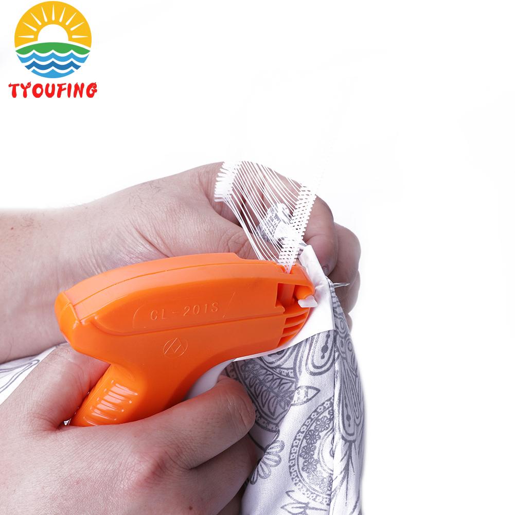 ป้ายแท็กปืนเย็บผ้า + เข็ม 5 ชิ้น + หนาม 1000 ชิ้น