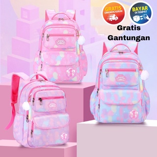 BK118 - TAS SEKOLAH ANAK PEREMPUAN TAS RANSEL SEKOLAH ANAK TK