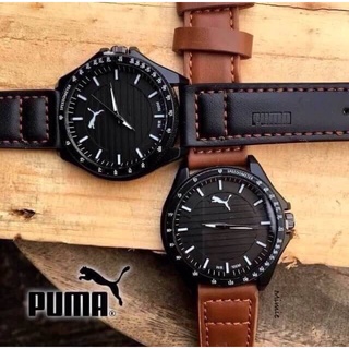 Puma สายหนัง 🏷 ขนาด 38mm Code:W1D240165