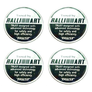 40mm. สติกเกอร์ RALLI ART สติกเกอร์ติดดุมล้อ สติกเกอร์เรซิ่น กว้าง 40 มิล.(4เซนติเมตร)