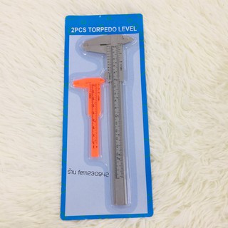 Vernier Caliper เวอร์เนีย ที่วัดความหนา พลาสติก แพ็ค 2 ชิ้น BE103