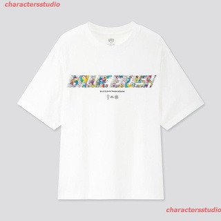 charactersstudio 2020 UNIQLO เสื้อยืดแขนสั้นพิมพ์ลาย Be X Tm (Billie Eilish Series) สําหรับผู้ชายและผู้หญิง discount