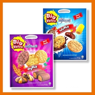 New‼️My Bizcuit Wemix สุดคุ้มห่อใหญ่ [ขนมปังกรอบบิสกิต] มี2 รสชาต 512g.