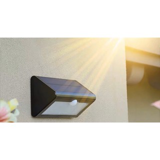 ไฟโซล่าเซลล์ LED Solarcell WSL-12 motion sensor 5.6W Warmwhite